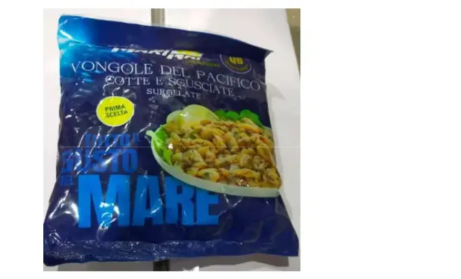 Confezione di VONGOLE DEL PACIFICO COTTE E SGUSCIAT - SURGELATE DA 120 GR