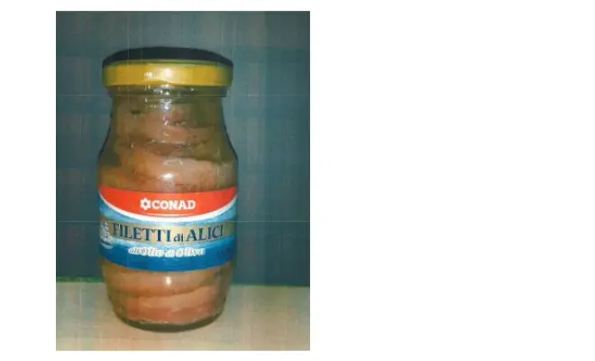 Confezione di FILETTI DI ALICI IN OLIO DI OLIVA GR. 150