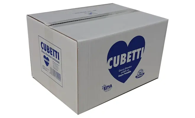 Confezione di Ghiaccio alimentare a cubetti