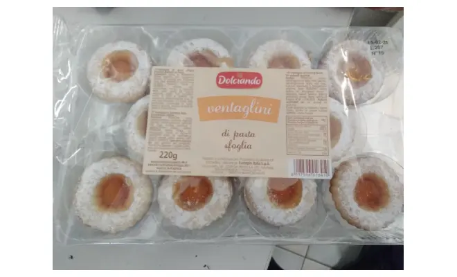 Confezione di VENTAGLINI DI PASTA SFOGLIA