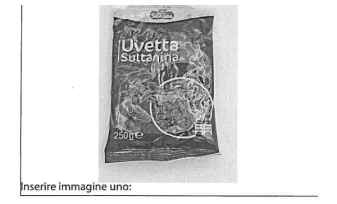 Confezione di Uvetta sultanina 250 g