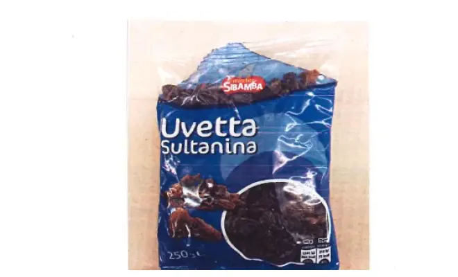 Confezione di Uvetta sultanina 250g