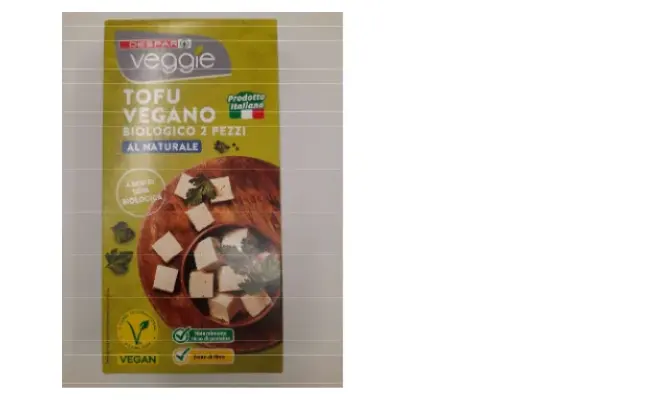 Confezione di TOFU VEGANO BIOLOGICO AL NATURALE