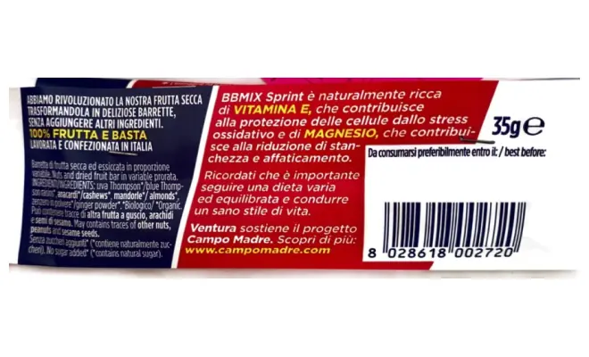 Confezione di BARRETTA BBMIX SPRINT