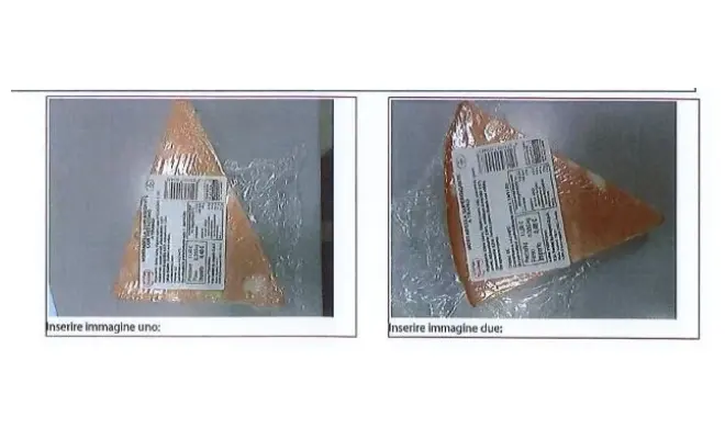 Confezione di Mortadella supergigante a tranci con e senza pistacchio distribuita da COOP