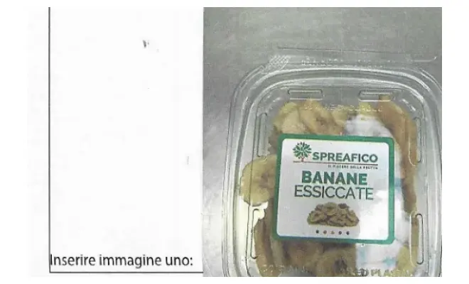 Confezione di TS16 BANANE CHIPS VASCHETTA 150 G