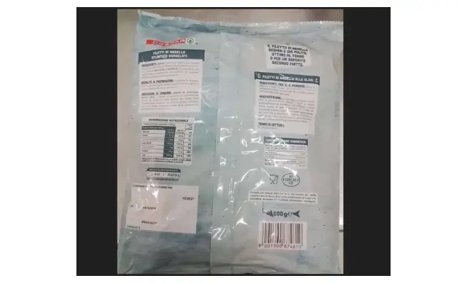 Confezione di FILETTI DI NASELLO ATLANTICO surgelati 800g - EAN 8001300674610