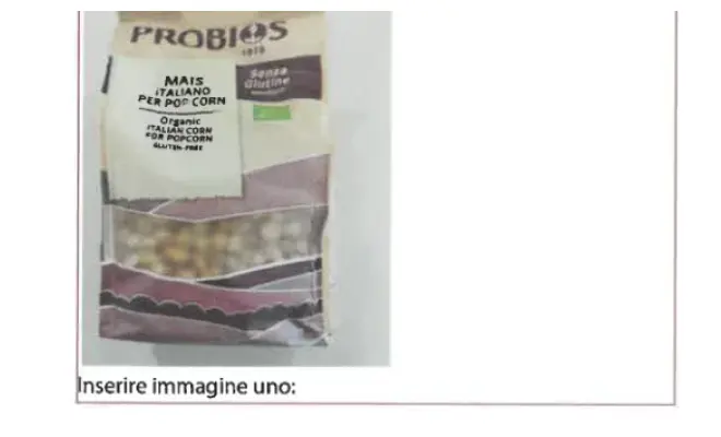 Confezione di MAIS ITALIANO PER POP CORN