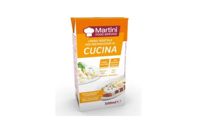 Confezione di Crema vegetale per preparazioni di cucina