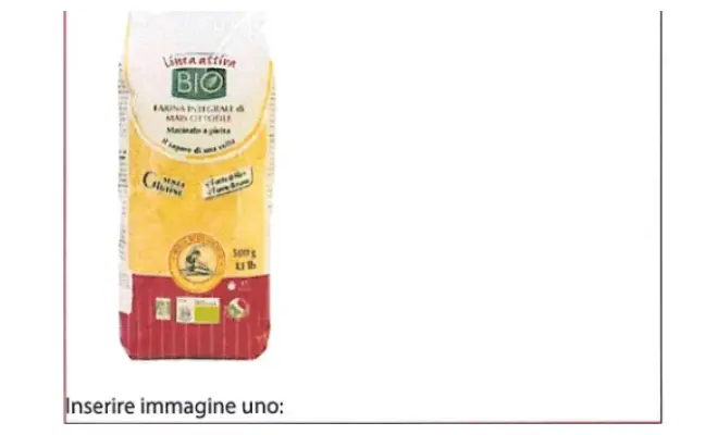Confezione di FARINA DI MAIS INTEGRALE OTTOFILE