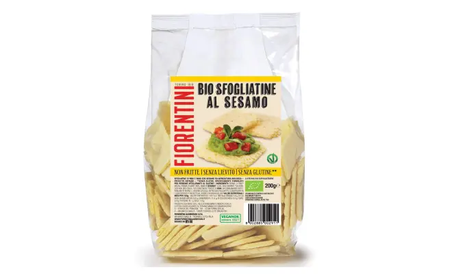 Confezione di BIO SFOGLIATINE AL SESAMO