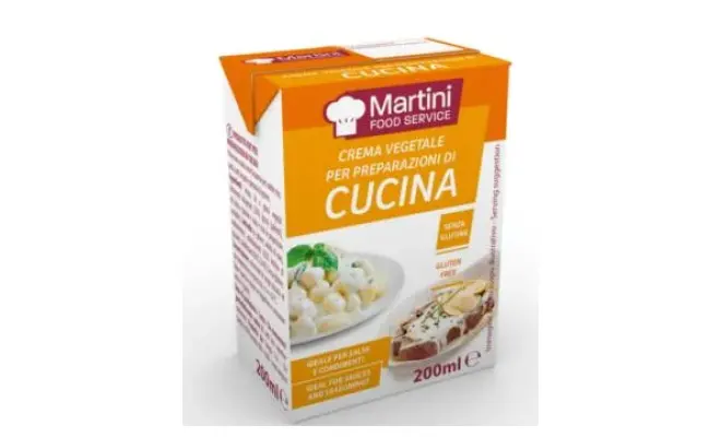 Confezione di Crema vegetale per preparazioni di cucina