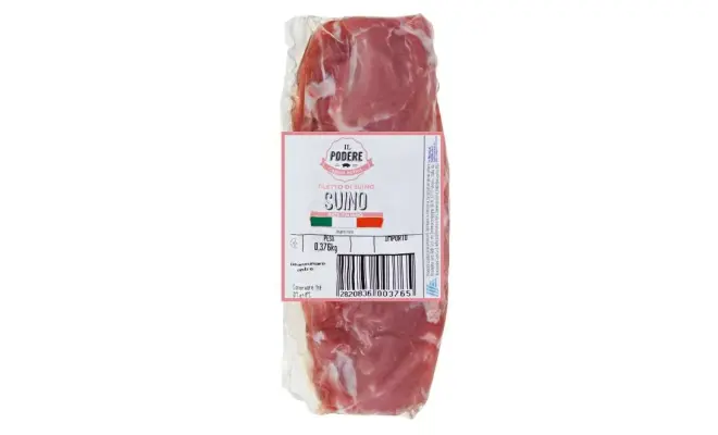 Confezione di filetto di suino/kg