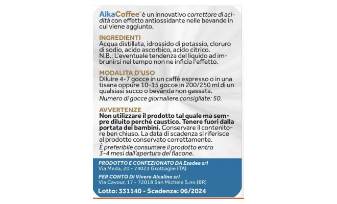 Confezione di AlkaCoffee & Drinks
