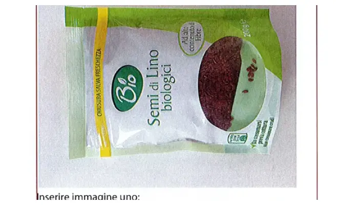 Confezione di SEMI DI LINO BIOLOGICI IN DOYPACK 200 G