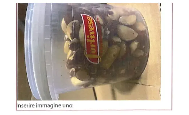 Confezione di NOCI BRASILE CRUDE SGU. KG.1 secchio