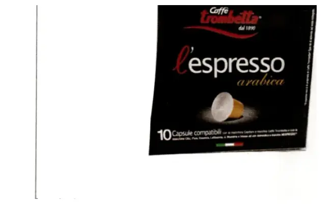 Confezione di L'espresso CAPSULE TROMBETTA ARABICA 10x5,5g