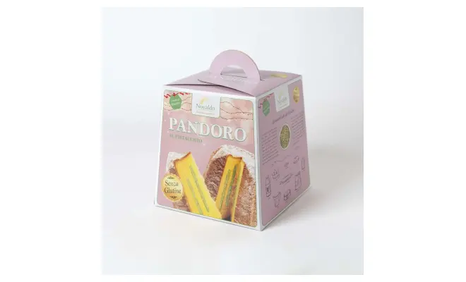 Confezione di PANDORO FARCITO AL PISTACCHIO