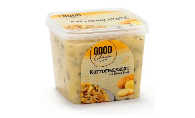 Confezione di Insalata di patate con olio e aceto