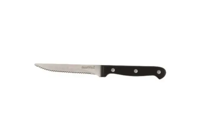 Confezione di Articolo 2250B - Blister 6 pezzi coltello bistecca con lama dentata