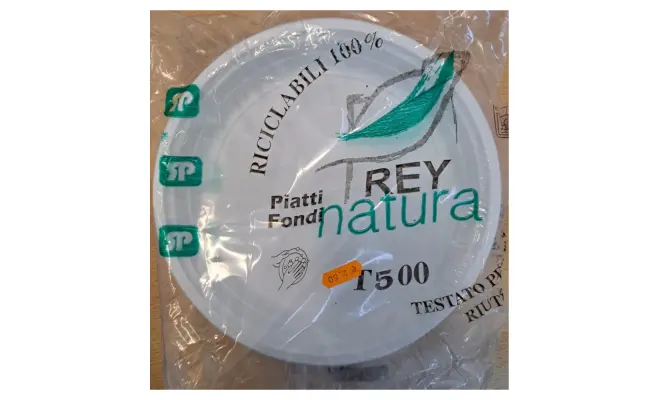 Confezione di PIATTI REY NATURA T 500 FONDO