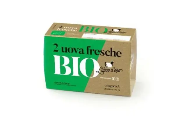Confezione di CONFEZIONE DA 2 UOVA FRESCHE BIOLOGICHE - CAT. A