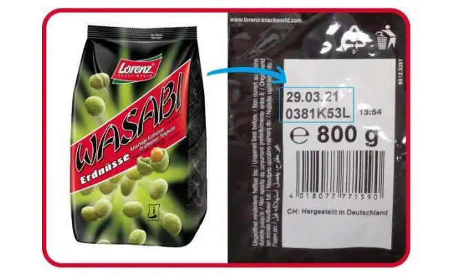 Confezione di Erdnusse 800 g.