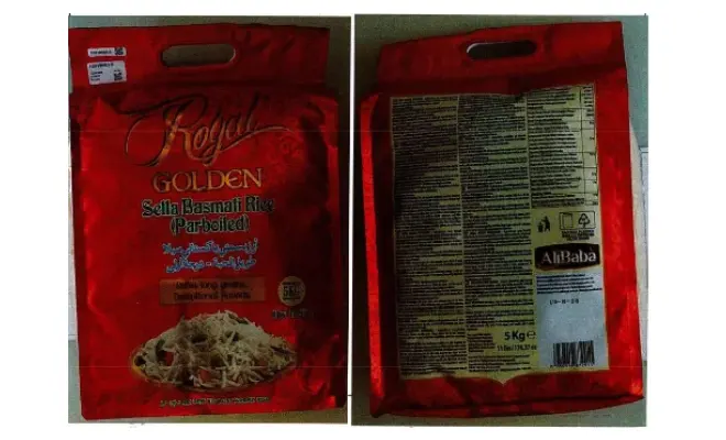 Confezione di PARBOILED ROYAL GOLDEN SELLA BASMATI RICE