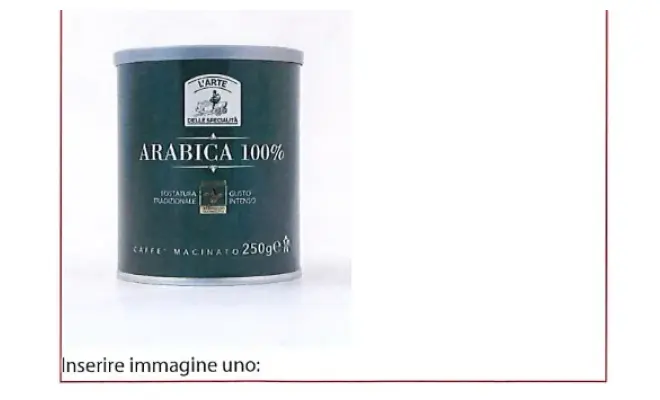 Confezione di Caffè macinato arabica "Arte delle specialità"