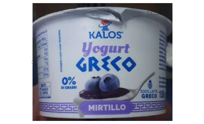 Confezione di YOGURT GRECO MIRTILLO 150 g