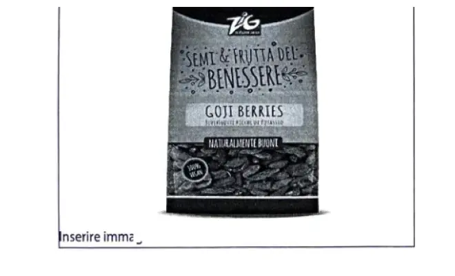 Confezione di bacche di Goji
