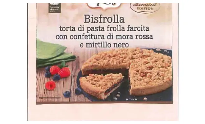 Confezione di Bisfrolla con confettura di mora rossa e mirtillo nero