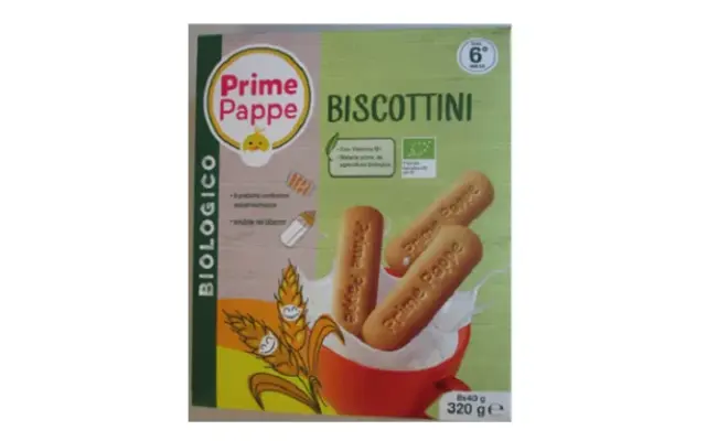 Confezione di BISCOTTINI PRIME PAPPE