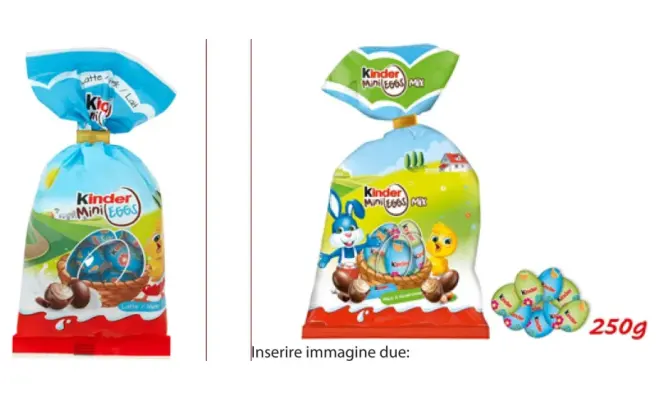 Confezione di KINDER MINI EGGS