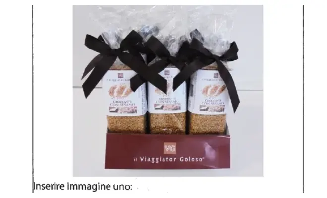 Confezione di CROCCANTE AL SESAMO VIAGGIATOR GOLOSO