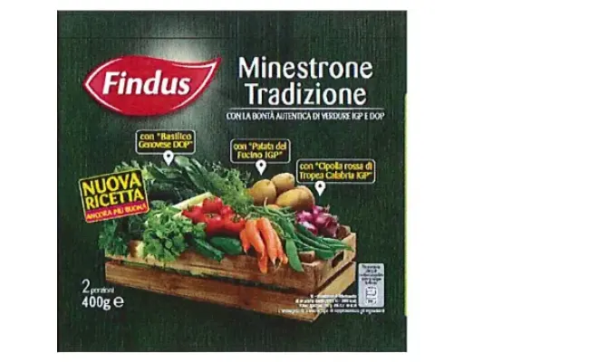 Confezione di Minestrone tradizione 400 gr lotto 7327