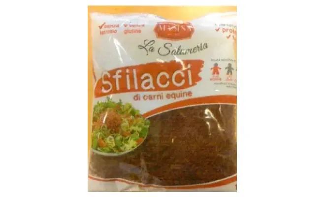 Confezione di SFILACCI DI EQUINO 100G IN BUSTA ATP