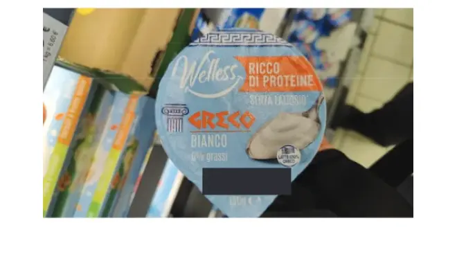 Confezione di Yogurt colato magro senza lattosio