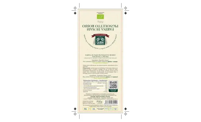 Confezione di Farina di mais pignoletto rosso bio 500g