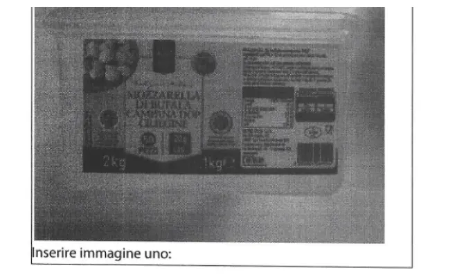 Confezione di MOZZARELLA DI BUFALA CAMPANA DOP - 20G - VASCHETTA 1KG