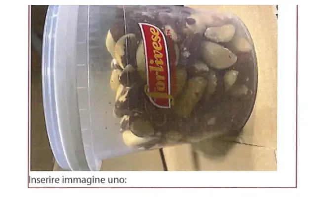Confezione di NOCI BRASILE CRUDE SGU. KG.1 secchio