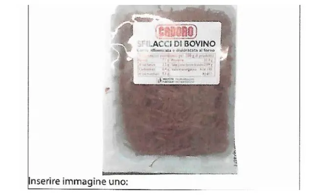 Confezione di sfilaccio bovino