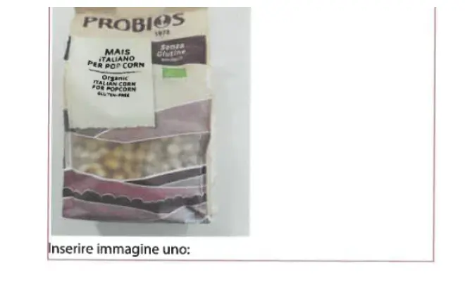 Confezione di MAIS ITALIANO PER POP CORN