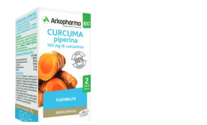 Confezione di ARKOCAPSULE BIO CURCUMA + PIPERINA