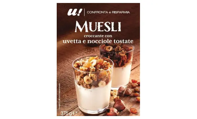 Confezione di MUESLI UVETTA NOCCIOLE