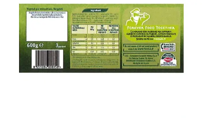 Confezione di Minestrone sapori orientali 600 gr lotto 7318