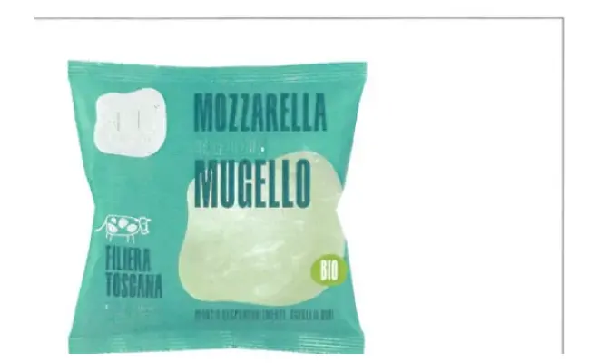 Confezione di Mozzarella da latte del Mugello BIO