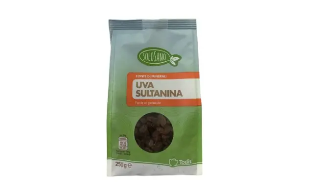 Confezione di UVA SULTANINA GR.250