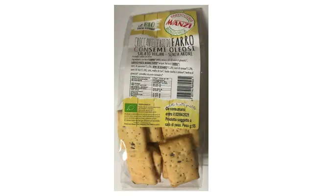 Confezione di Croccantelle Bio di farro con semi oleosi