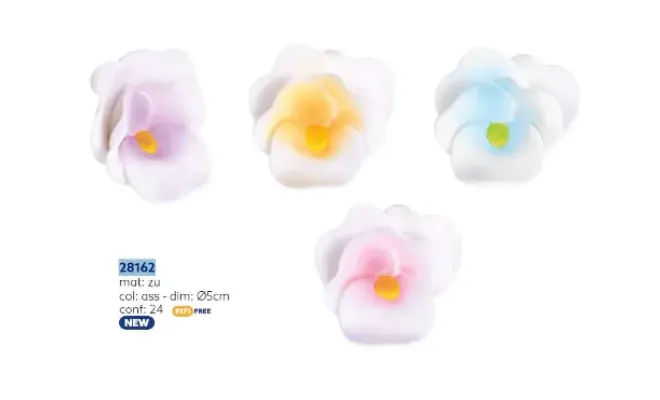 Confezione di Decorazione in amido distribuite da Ambra¿s S.r.L. confezioni da 24